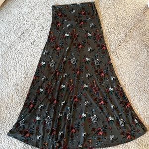 LuLaRoe floral maxi skirt size M NWOT